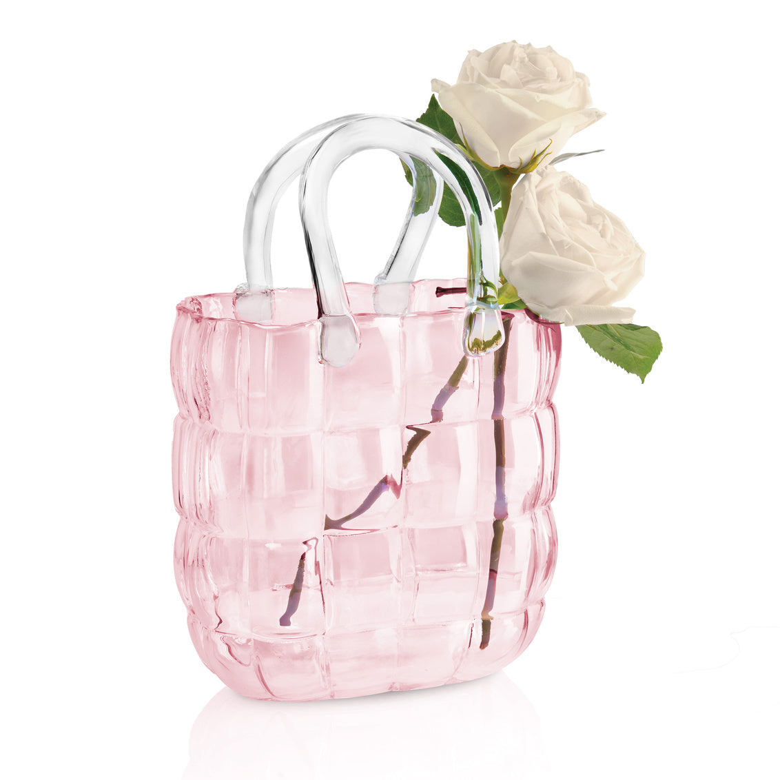 Runway Bag Vase - Pink (Biscottis sold separately)
