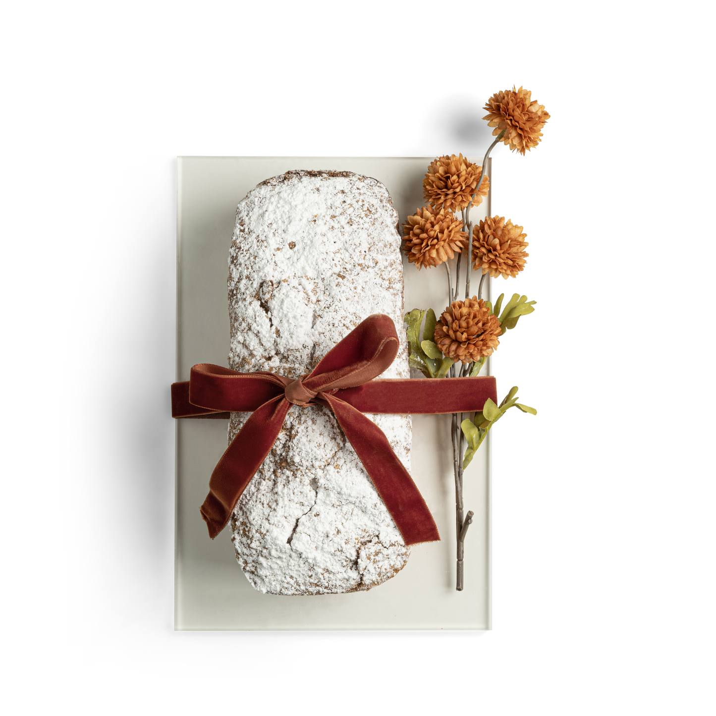 Signature Breakfast Crumb Loaf on Acrylic Tray