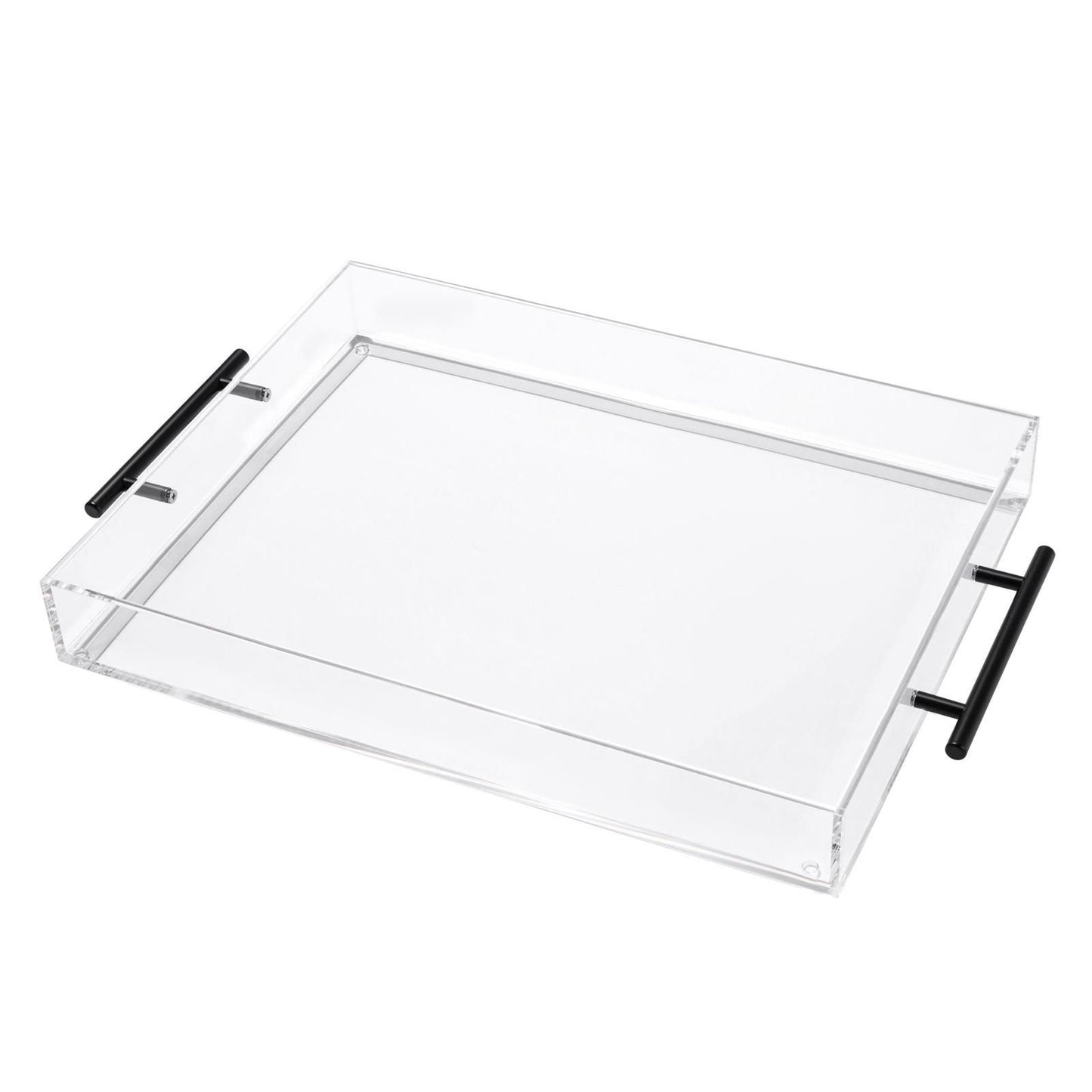 Acrylic Serving Tray with Loaf and Wine (3 colors)