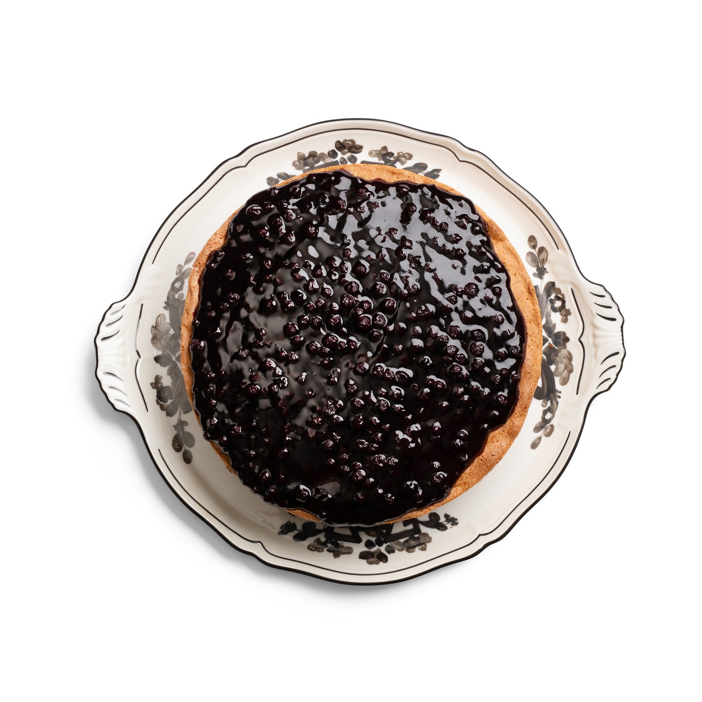 Blueberry Linzer Pie