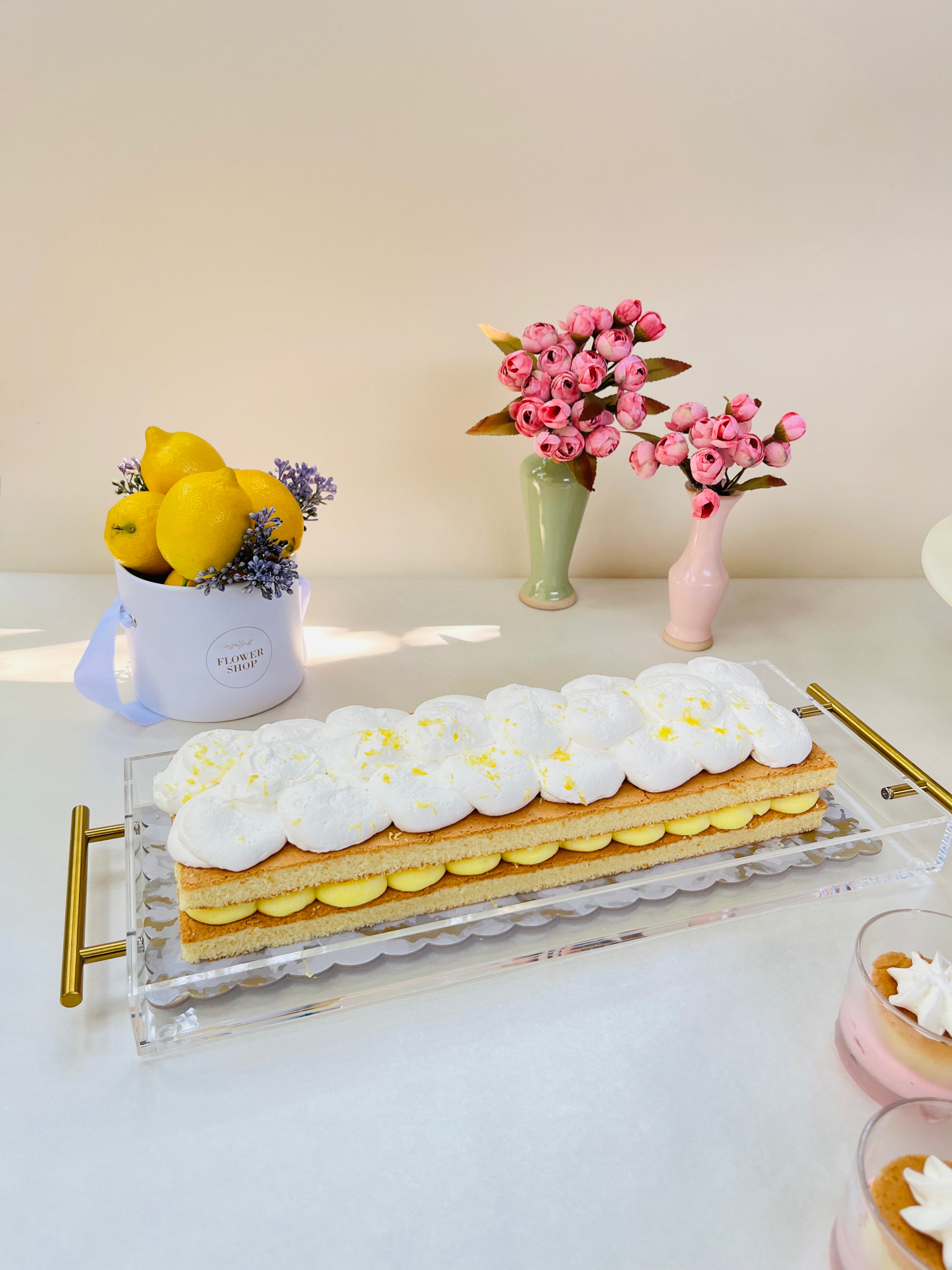 Acrylic Dome + Choose Any Log, Tart or Long Babka