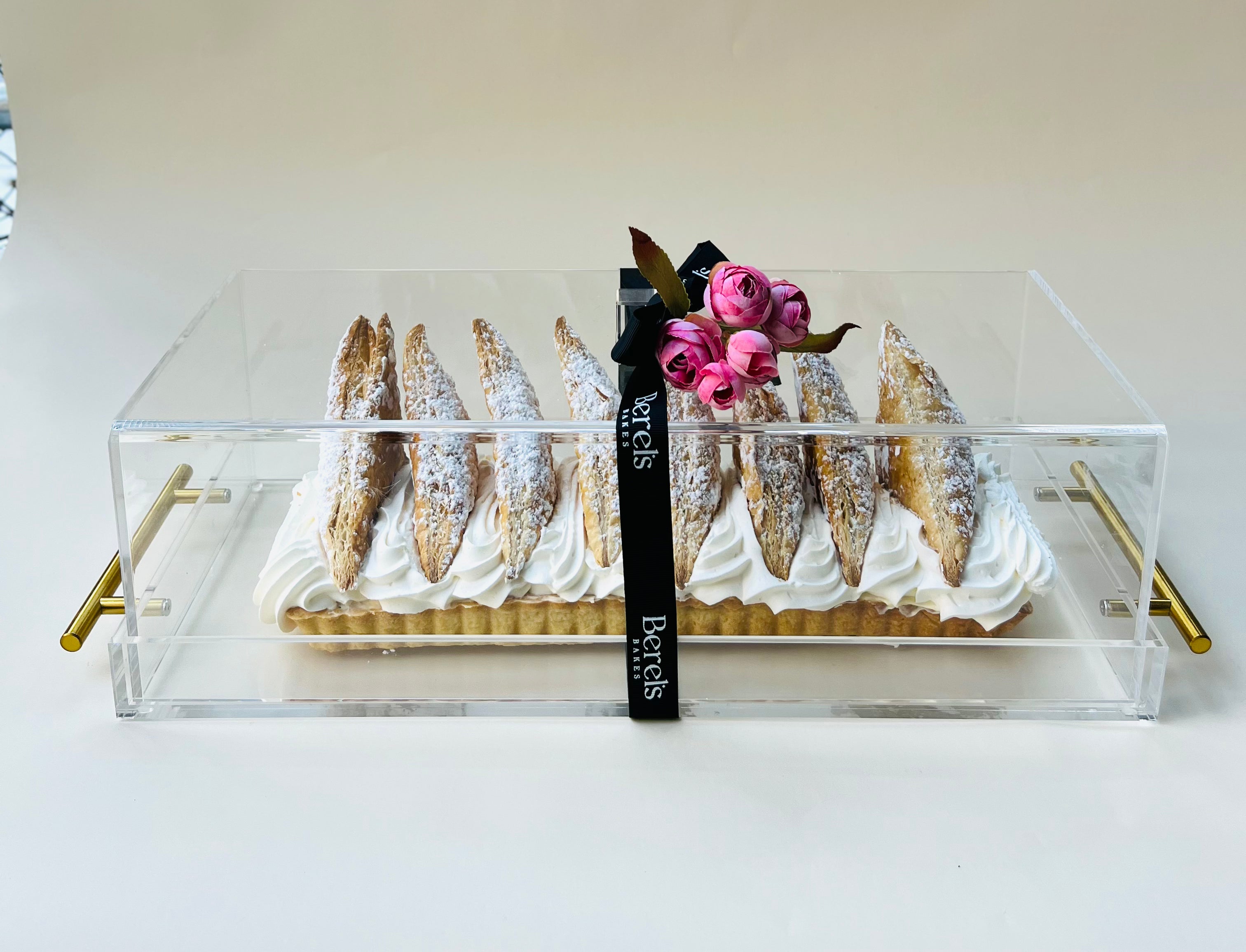 Napoleon Tart in Gifted Long Acrylic Dome and Cover