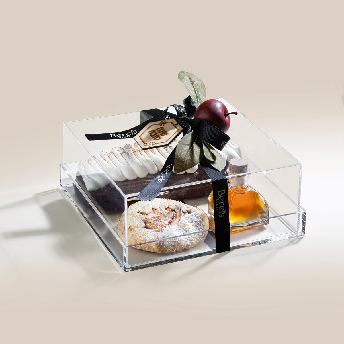 Rosh Hashanah Acrylic: Apple Galette & Honey with Carrot Loaf or Babka