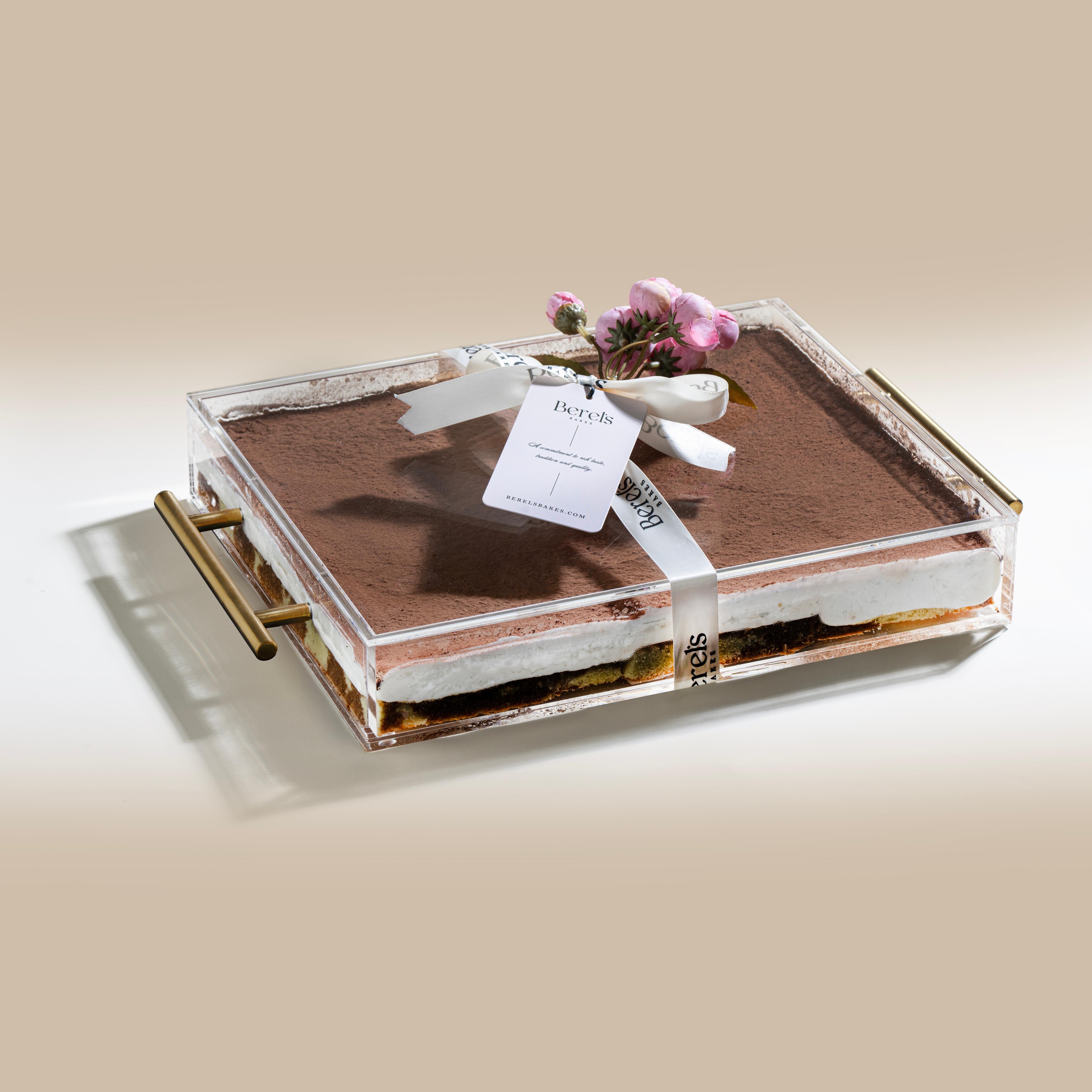 Heavenly Dairy Tiramisu in Acrylic Tray