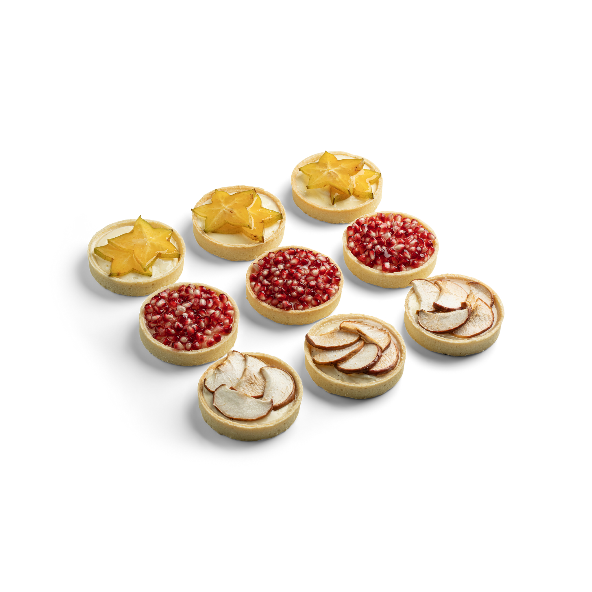 Fruit Tart Trio – 9 Individual Tarts