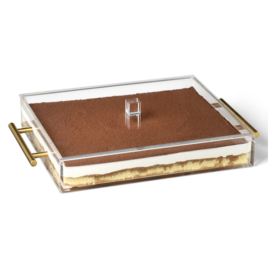Heavenly Parve Tiramisu (gifted tray and cover)