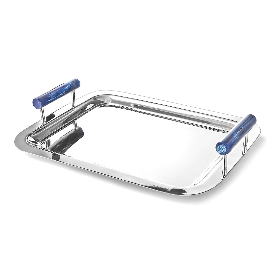Azure Bar Tray Ss Blue Handle (cake sold separately)