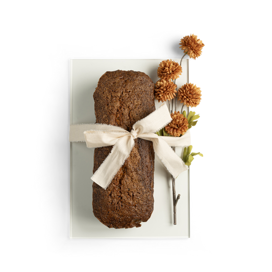 Signature Honey Carrot Cake on Acrylic Tray