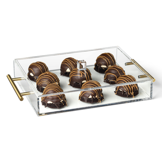 Elegant Peanut Butter Dome Gift Tray (and cover)