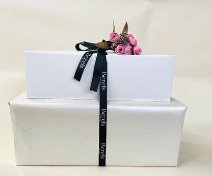 Glass Cake Stand with Marble Base (cake sold separately)