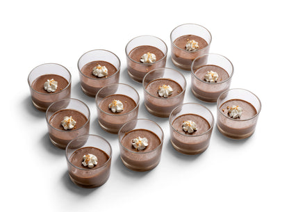 Chocolate Bourbon Mousse Cups (Box of 12)