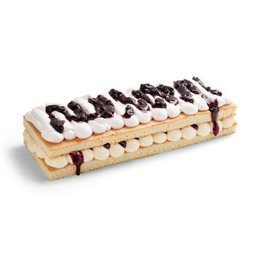 Blueberry Custard Log