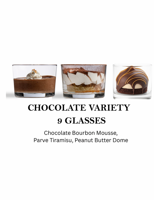 Chocolate Variety Glasses (9)