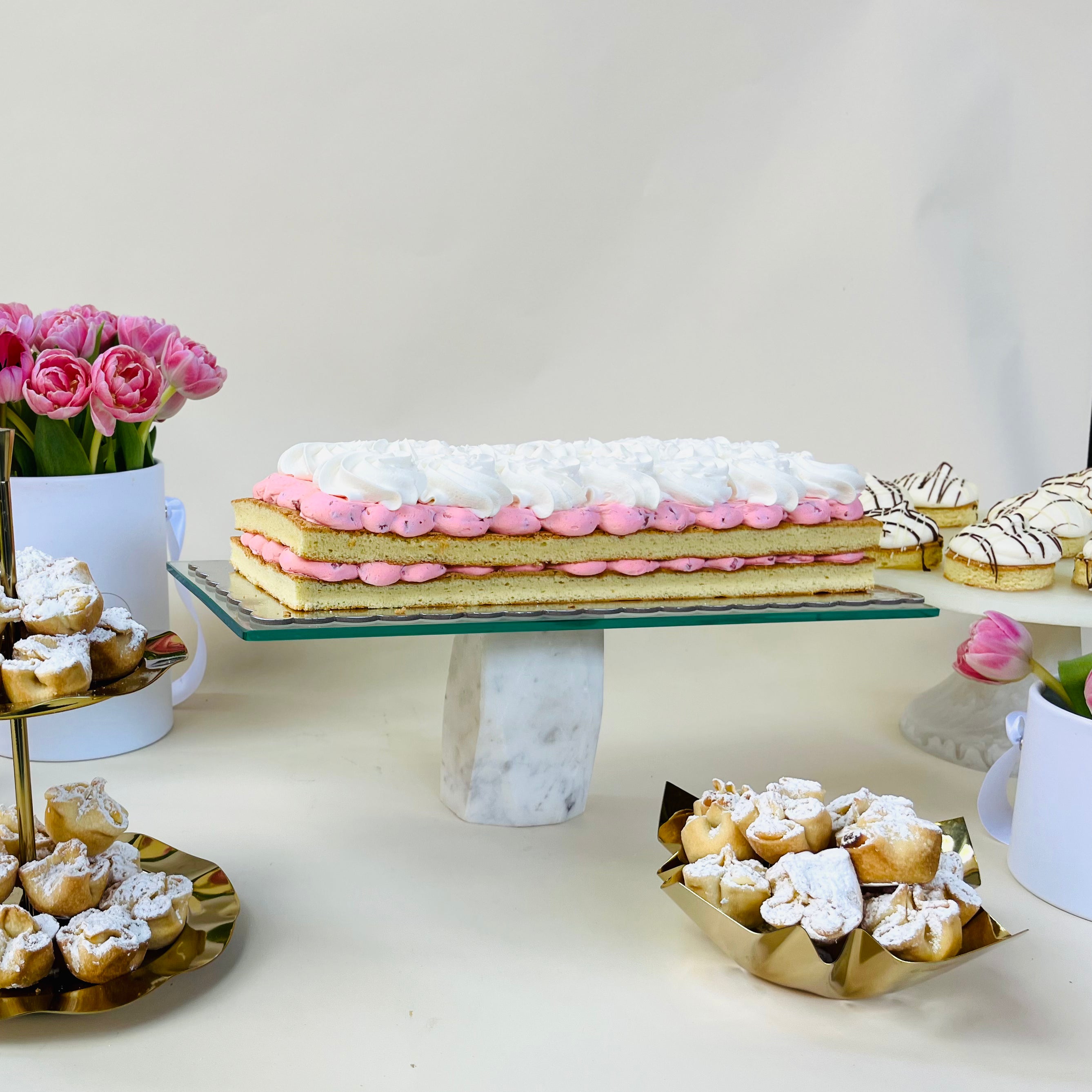 Strawberry Shortcake Log