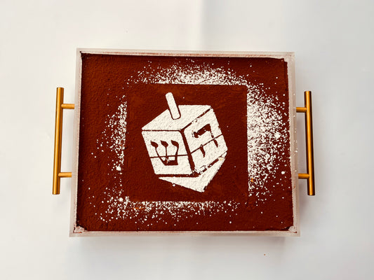 Chanukah Heavenly Parve Tiramisu (Gifted Tray and Cover)