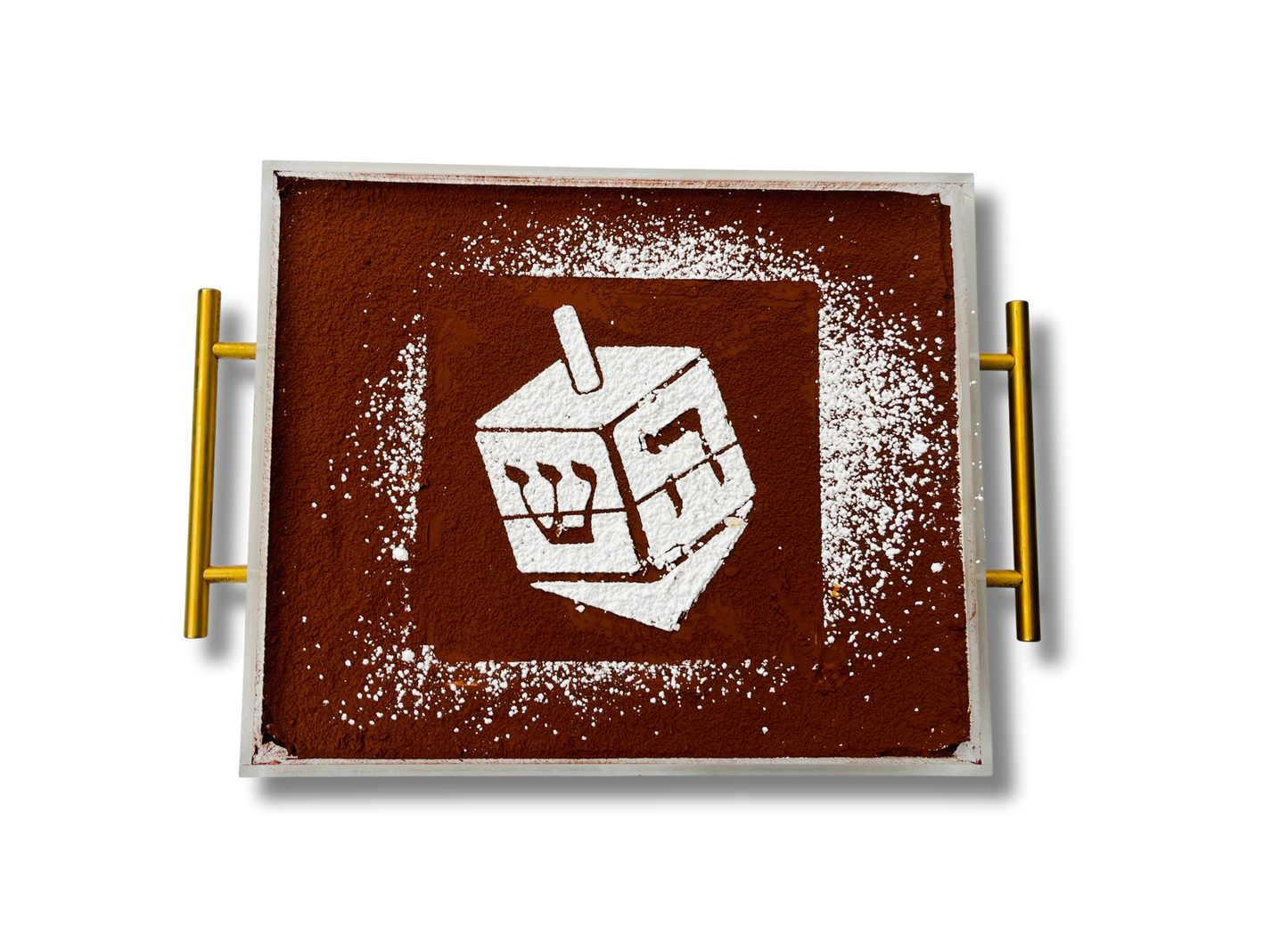Chanukah Heavenly Parve Tiramisu (Gifted Tray and Cover)